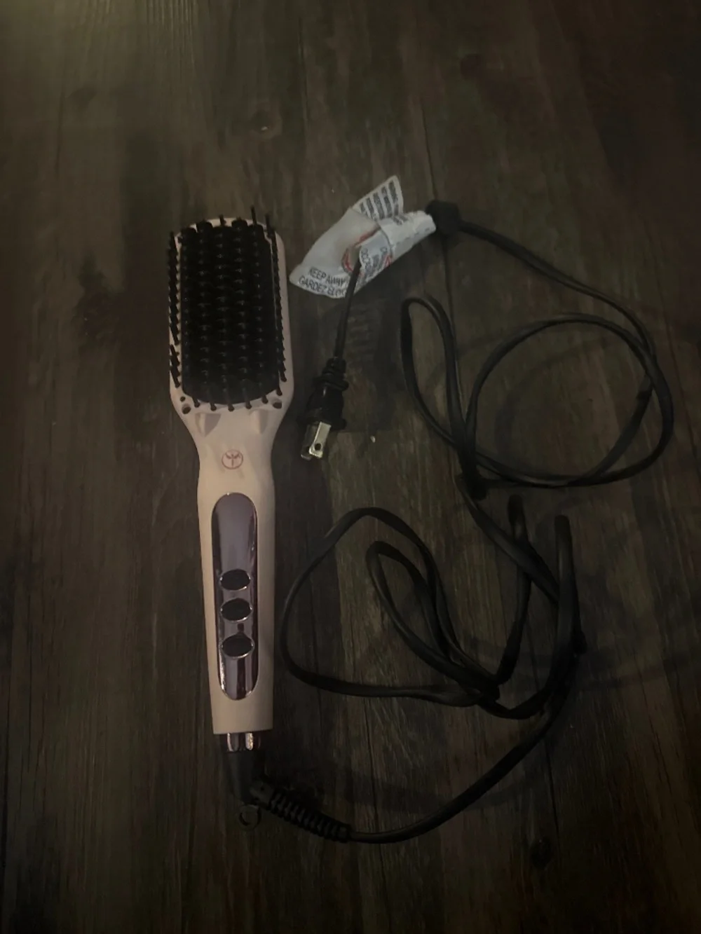 hair straightener brush